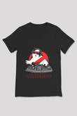 Ghostbusters Hayalet Avcıları Siyah Unisex V Yaka Tişört