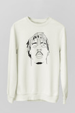 Ghostemane Baskılı Unisex Siyah Sweatshirt