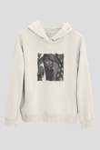 Ghostface Killah Baskılı Unisex Beyaz Kapüşonlu Sweatshirt
