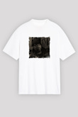 Ghostface Killah Baskılı Unisex Beyaz Tişört