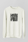 Ghostface Killah Baskılı Unisex Beyaz Sweatshirt