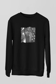 Ghostface Killah Baskılı Unisex Siyah Sweatshirt