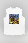Ghostface Killah Beyaz Unisex Kolsuz Tişört