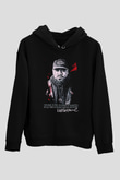 Ghostface Killah Siyah Unisex Kapüşonlu Sweatshirt