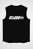 GI JOE Siyah Unisex Kolsuz Tişört