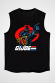 GI JOE Siyah Unisex  Kolsuz Tişört