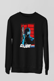 GI JOE Siyah Unisex  Sweatshirt