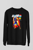 GI JOE Siyah Unisex  Sweatshirt