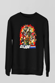 GI JOE Siyah Unisex  Sweatshirt