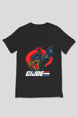GI JOE Siyah Unisex  V Yaka Tişört