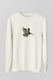 Giannis Antetokounpma Baskılı Beyaz Unisex Sweatshirt