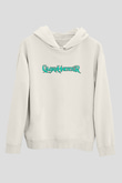 Gloryhammer Baskılı Beyaz Unisex Kapüşonlu Sweatshirt