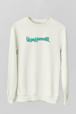 Gloryhammer Baskılı Beyaz Unisex Sweatshirt