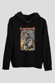 Gloryhammer Baskılı Unisex Siyah Kapüşonlu Sweatshirt