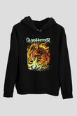 Gloryhammer Baskılı Unisex Siyah Kapüşonlu Sweatshirt