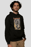 Gloryhammer Baskılı Unisex Siyah Kapüşonlu Sweatshirt