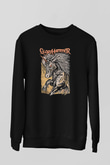 Gloryhammer Baskılı Unisex Siyah Sweatshirt