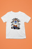 Go Kart Tony Baskılı Unisex Beyaz Çocuk Tişört