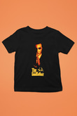 Godfather Baskılı Siyah Unisex Çocuk Tişört