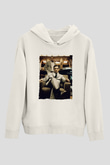 Godfather Beyaz Unisex Hoodie