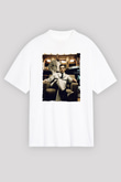 Godfather Beyaz Unisex Oversize Tişört T-Shirt