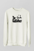 Godfather Beyaz Unisex Sweatshirt