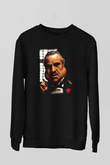 Godfather Siyah Unisex Sweatshirt