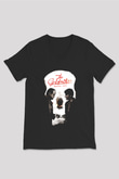 Godfather Siyah Unisex V Yaka Tişört T-Shirt