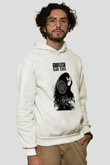Godflesh Beyaz Unisex Kapşonlu Sweatshirt