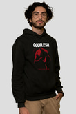 Godflesh Siyah Unisex Kapüşonlu Sweatshirt