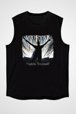 Godsmack Baskılı Unisex Siyah Kolsuz Tişört