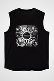 Godsmack Baskılı Unisex Siyah Kolsuz Tişört