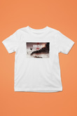 Godzilla Baskılı Beyaz Unisex Çocuk Tişört