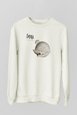 Gojira Beyaz Unisex Sweatshirt