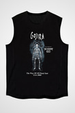 Gojira Siyah Unisex Kolsuz Tişört