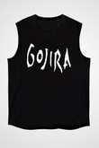 Gojira Siyah Unisex Kolsuz Tişört