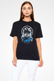 Goku Baskılı Unisex Siyah Tişört - Tshirt