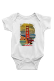 Golden Gate Bridge Beyaz Bebek Body - Zıbın