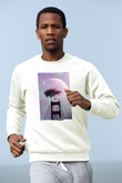 Golden Gate Bridge Beyaz Unisex Sweatshirt