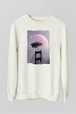 Golden Gate Bridge Beyaz Unisex Sweatshirt