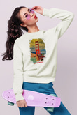 Golden Gate Bridge Beyaz Unisex Sweatshirt
