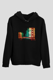 Golden Gate Bridge Siyah Unisex Hoodie