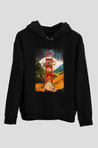 Golden Gate Bridge Siyah Unisex Hoodie
