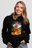Golden Gate Bridge Siyah Unisex Hoodie