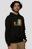 Golden Gate Bridge Siyah Unisex Hoodie
