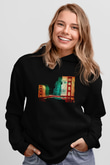 Golden Gate Bridge Siyah Unisex Hoodie