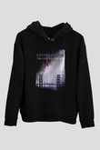 Golden Gate Bridge Siyah Unisex Hoodie