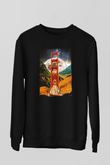 Golden Gate Bridge Siyah Unisex Sweatshirt
