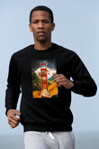 Golden Gate Bridge Siyah Unisex Sweatshirt