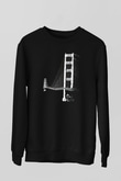Golden Gate Bridge Siyah Unisex Sweatshirt